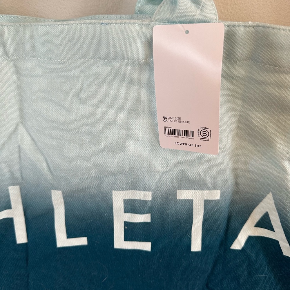Athleta Blue Ombre Tote Bag -NWT - Picture 2 of 4